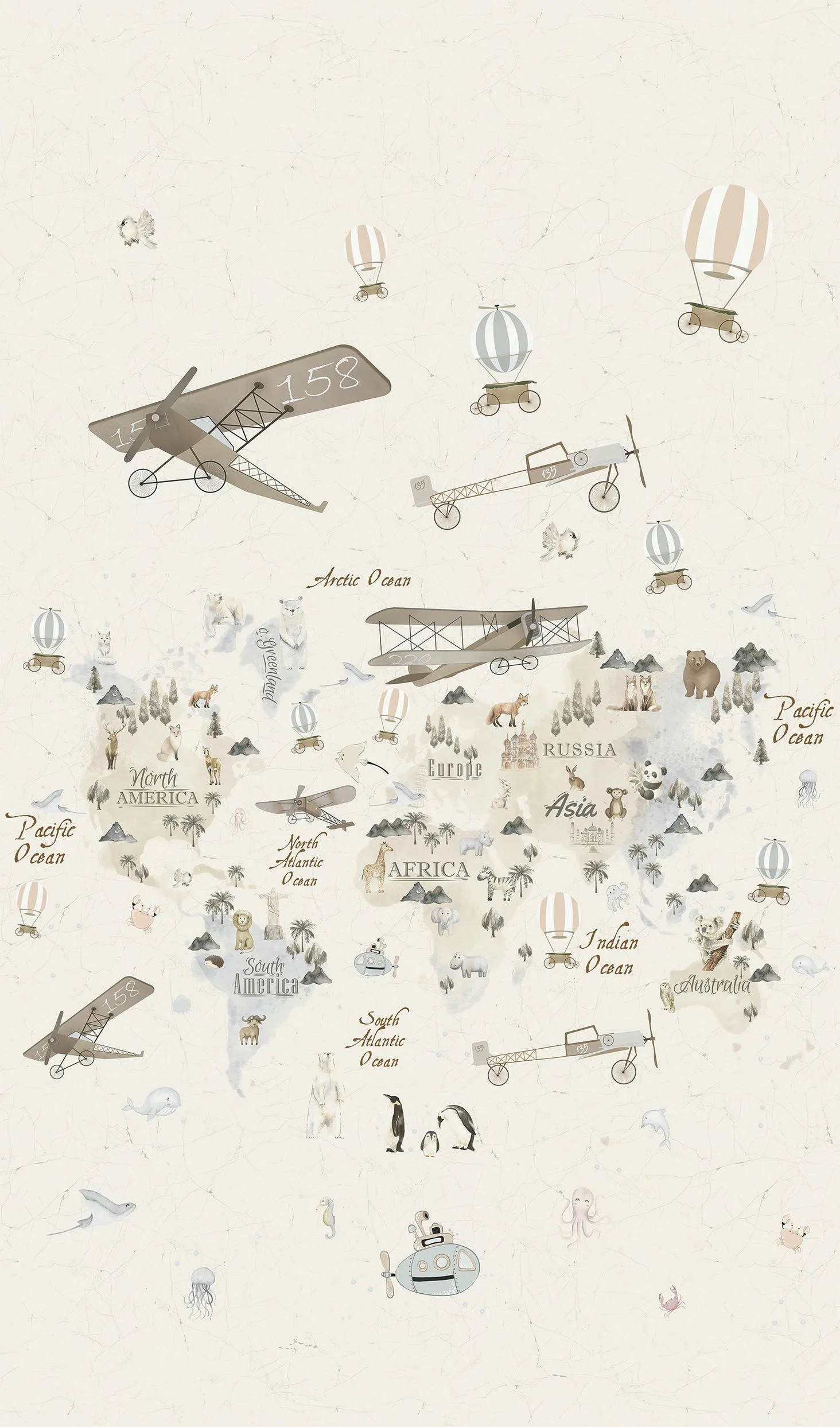 45856 - KIDS' WALLS Wall mural