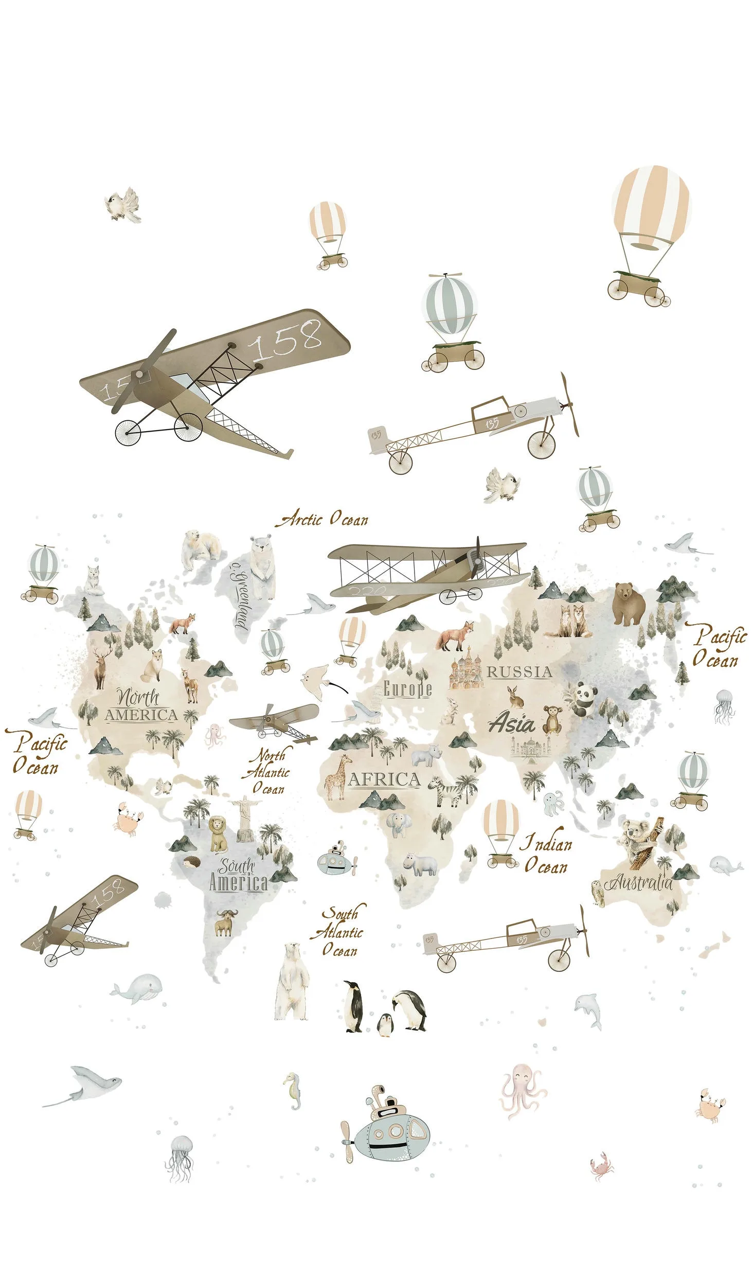 45858 - KIDS' WALLS Wall mural